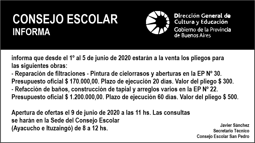 El Diario de San Pedro | Noticias locales y regionales
