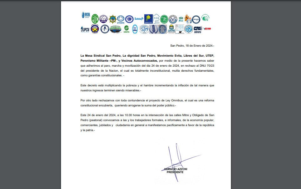 El Diario de San Pedro | Noticias locales y regionales