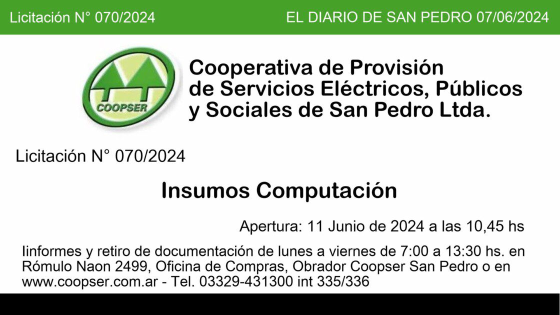 El Diario de San Pedro | Noticias locales y regionales