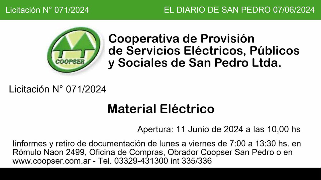 El Diario de San Pedro | Noticias locales y regionales