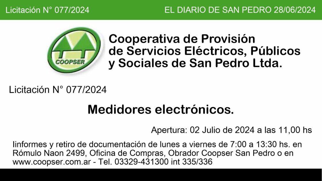 El Diario de San Pedro | Noticias locales y regionales