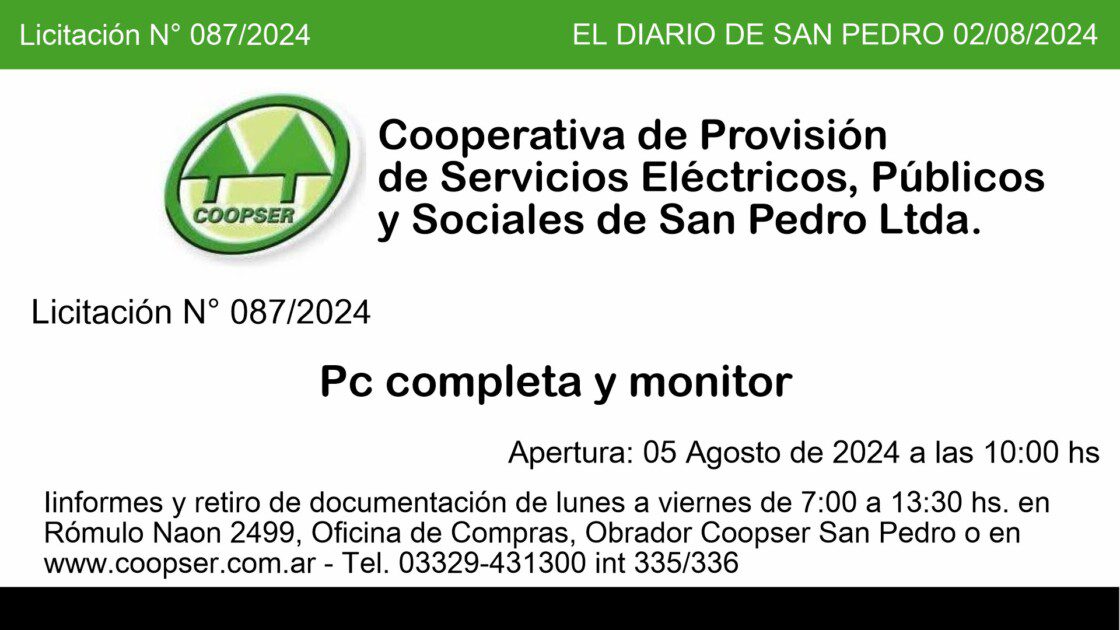 El Diario de San Pedro | Noticias locales y regionales