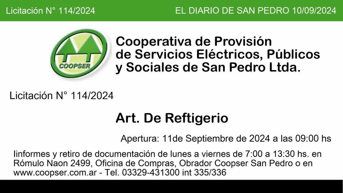 El Diario de San Pedro | Noticias locales y regionales