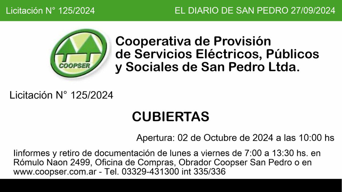 El Diario de San Pedro | Noticias locales y regionales