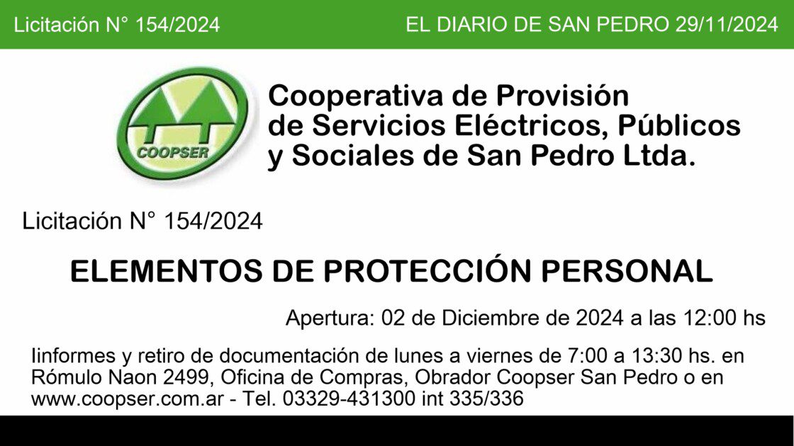 El Diario de San Pedro | Noticias locales y regionales