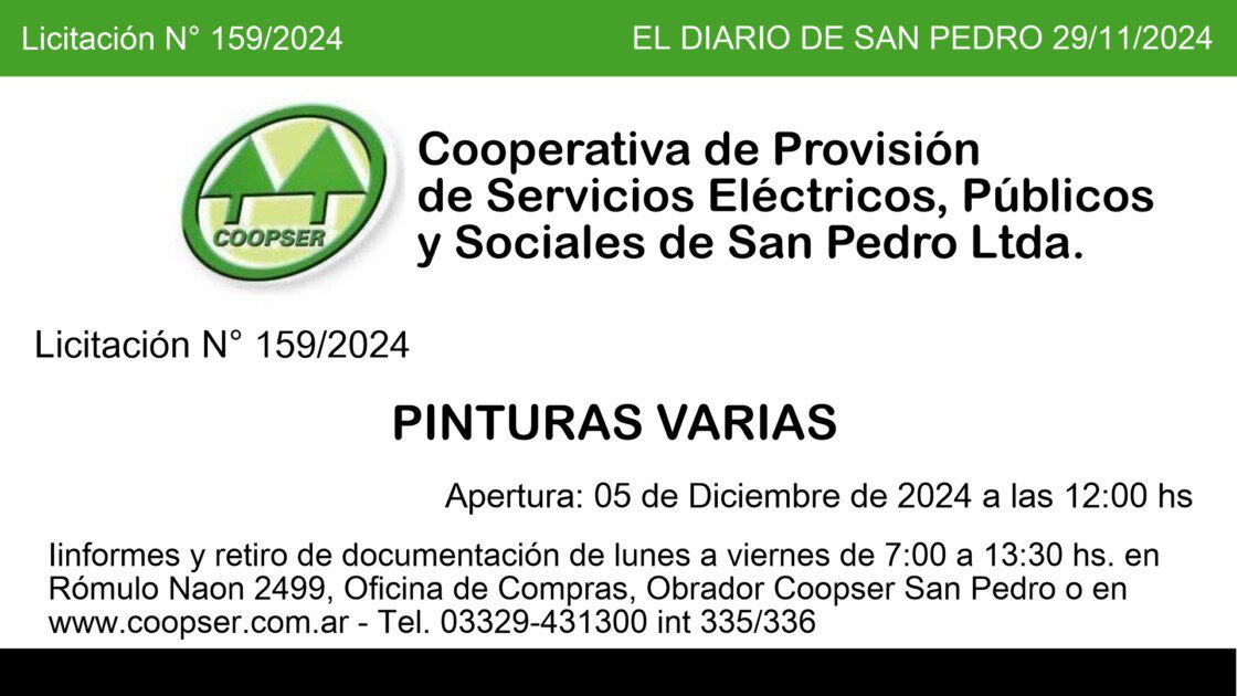 El Diario de San Pedro | Noticias locales y regionales