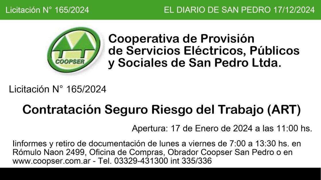 El Diario de San Pedro | Noticias locales y regionales