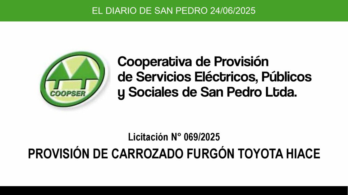 El Diario de San Pedro | Noticias locales y regionales