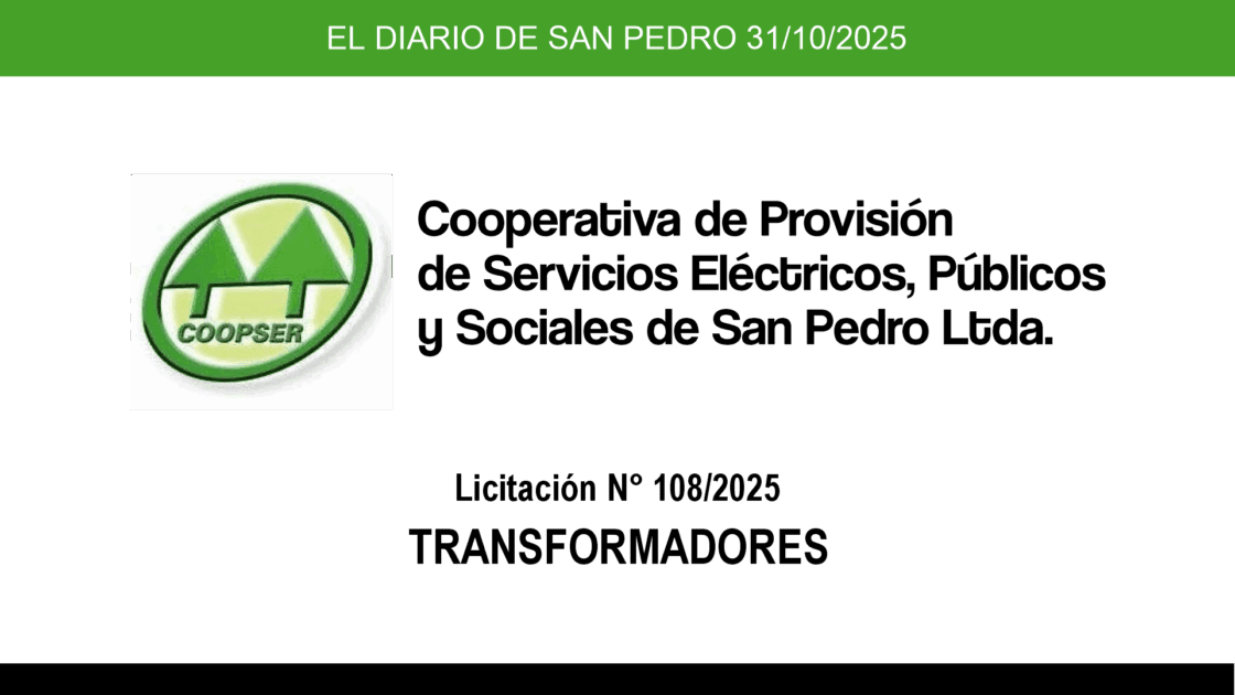 El Diario de San Pedro | Noticias locales y regionales