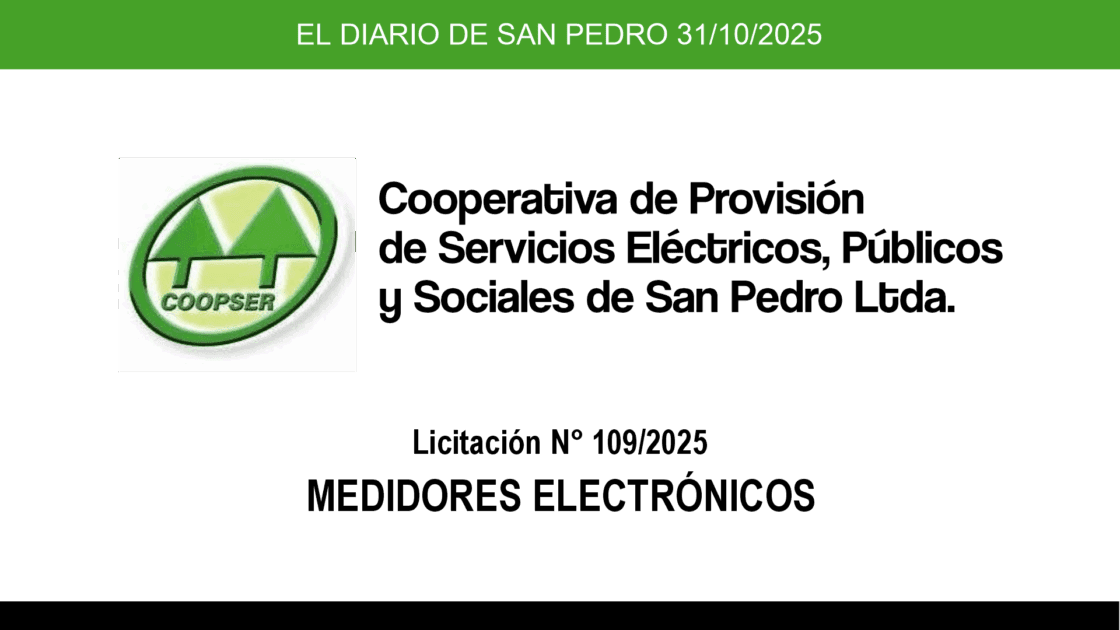 El Diario de San Pedro | Noticias locales y regionales