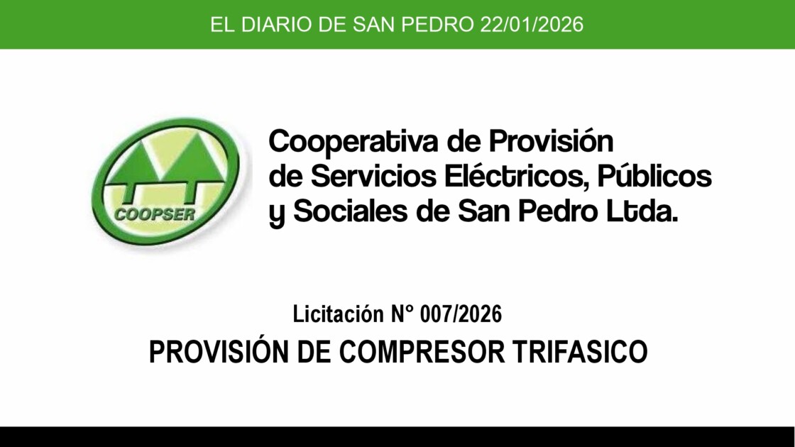 El Diario de San Pedro | Noticias locales y regionales